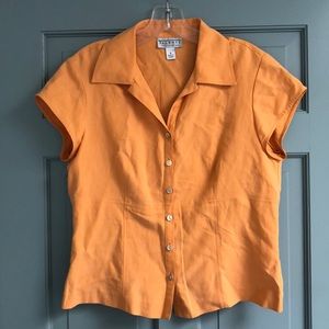 Talbots Collection 12 Silk Semifitted Blouse